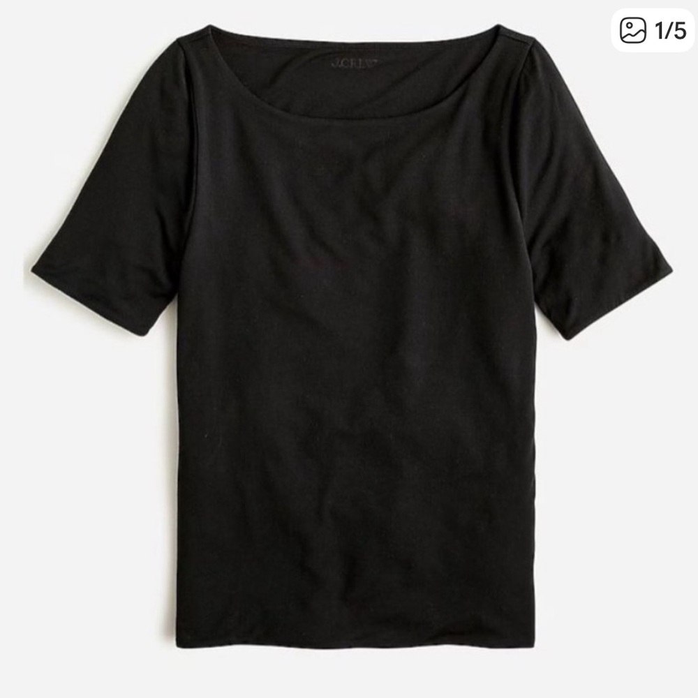J crew FormKnit elbow-sleeve T-shirt small